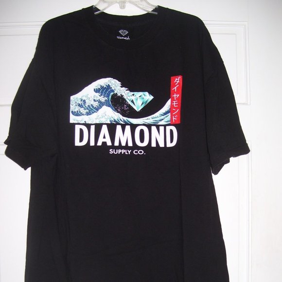 Diamond Supply Co The Great Wave Tshirt 